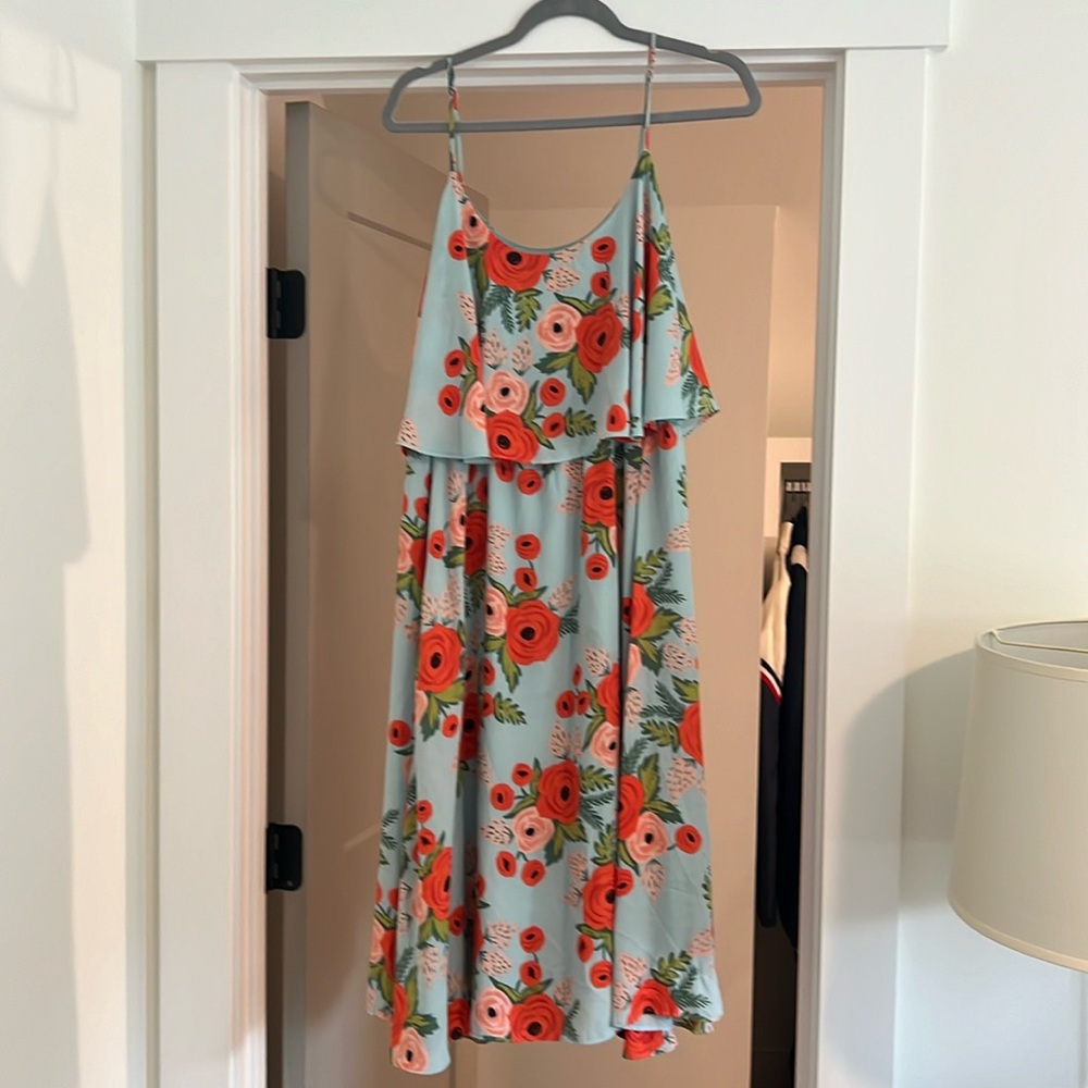 Paper Crown x Rifle Paper Co floral dress size M